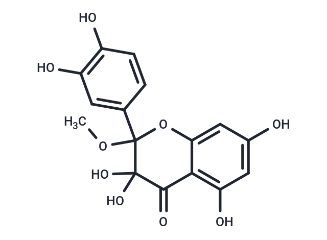 2-(3,4-dihydroxyphenyl)-3,3,5,7-tetrahydroxy-2-methoxy-3,4-dihydro-2H-1-benzopyran-4-one