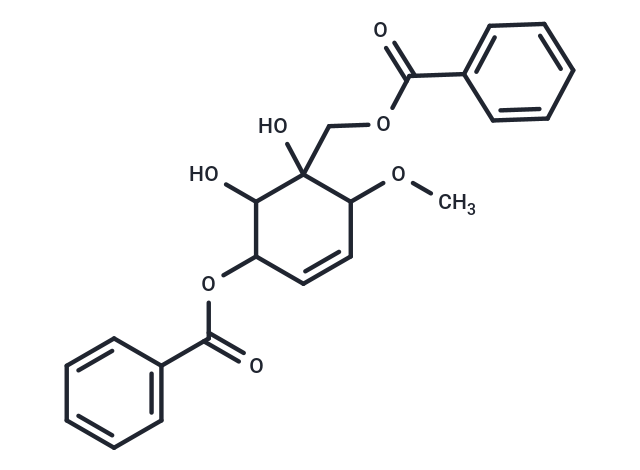5-[(benzoyloxy)methyl]-5,6-dihydroxy-4-methoxycyclohex-2-en-1-yl benzoate