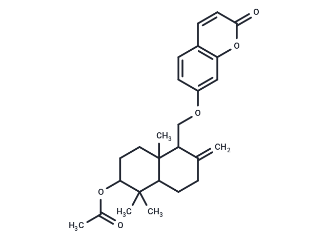 1,1,4a-trimethyl-methylidene-5-{[(2-oxo-2H-chromen-yl)oxy]methyl}-decahydronaphthalen-2-yl acetate