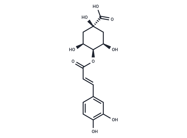 4-{[(2E)-3-(3,4-dihydroxyphenyl)prop-2-enoyl]oxy}-trihydroxycyclohexane-1-carboxylic acid