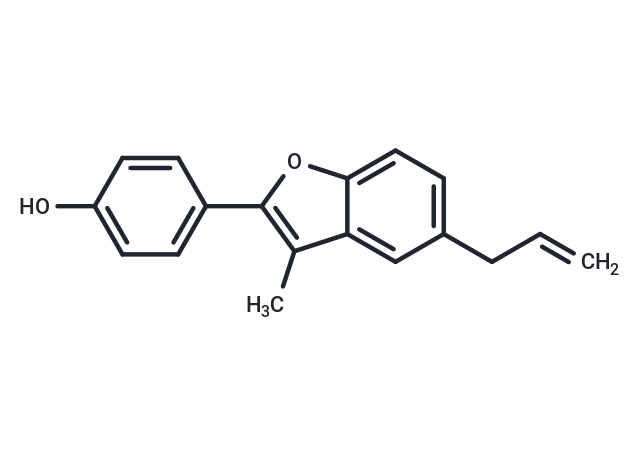 4-[3-methyl-5-(prop-2-en-1-yl)-1-benzofuran-2-yl]phenol