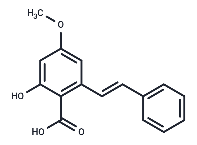 2-hydroxy-4-methoxy-6-[(1E)-2-phenylethenyl]benzoic acid