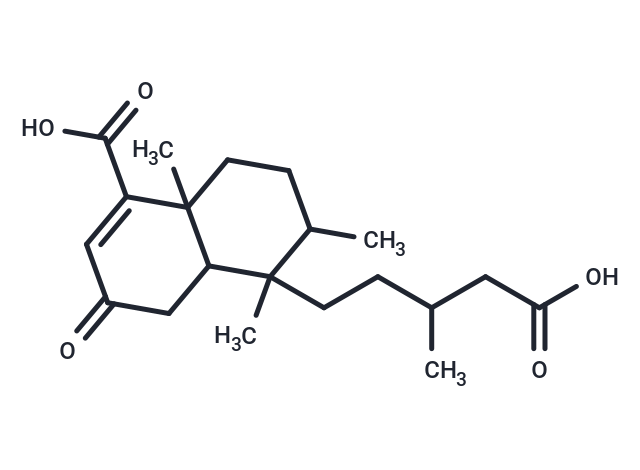 5-(4-carboxy-3-methylbutyl)-5,6,8a-trimethyl-3-oxo-octahydronaphthalene-1-carboxylic acid