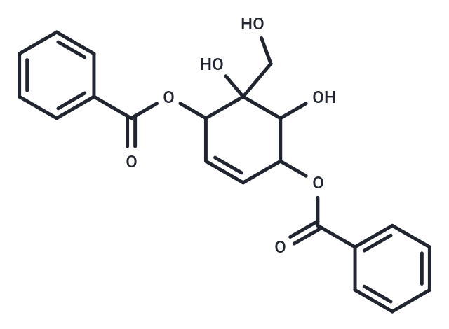 4-(benzoyloxy)-5,6-dihydroxy-5-(hydroxymethyl)cyclohex-2-en-1-yl benzoate