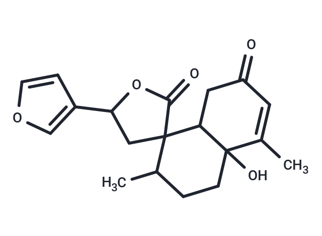 5'-(furan-3-yl)-4a-hydroxy-dimethyl-3,4,4a,7,8,8a-hexahydro-2H-spiro[naphthalene-oxolane]-dione