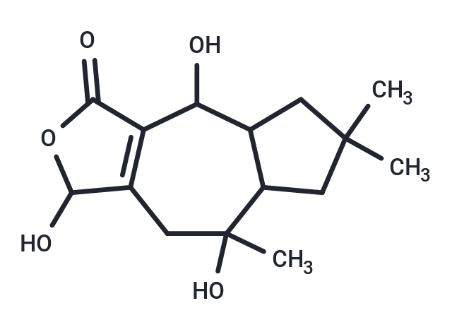 1,4,8-trihydroxy-6,6,8-trimethyl-1H,3H,4H,4aH,5H,6H,7H,7aH,8H,9H-azuleno[5,6-c]furan-3-one