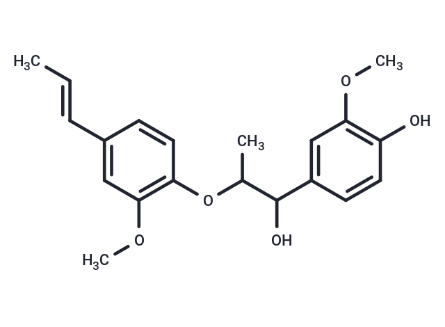 4-(1-hydroxy-2-{2-methoxy-4-[(1E)-prop-1-en-1-yl]phenoxy}propyl)-2-methoxyphenol