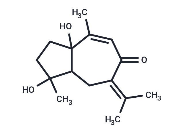 3,8a-dihydroxy-3,8-dimethyl-5-(propan-2-ylidene)-1,2,3,3a,4,5,6,8a-octahydroazulen-6-one