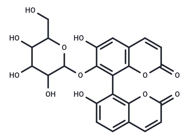 6,7'-dihydroxy-7-{[3,4,5-trihydroxy-6-(hydroxymethyl)oxan-yl]oxy}-2H,2'H-[bichromene]-2,2'-dione