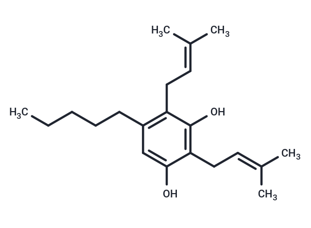 2,4-bis(3-methylbut-2-en-1-yl)-5-pentylbenzene-1,3-diol