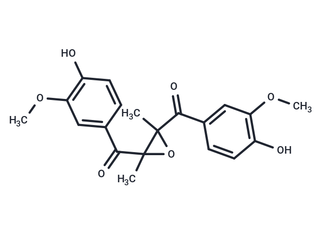 4-[3-(4-hydroxy-3-methoxybenzoyl)-2,3-dimethyloxirane-2-carbonyl]-2-methoxyphenol