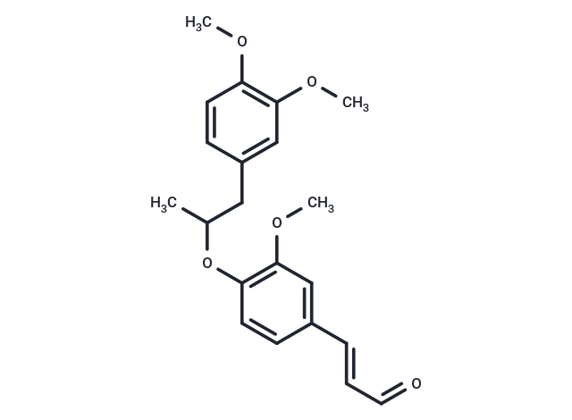 (2E)-3-(4-{[1-(3,4-dimethoxyphenyl)propan-2-yl]oxy}-3-methoxyphenyl)prop-2-enal