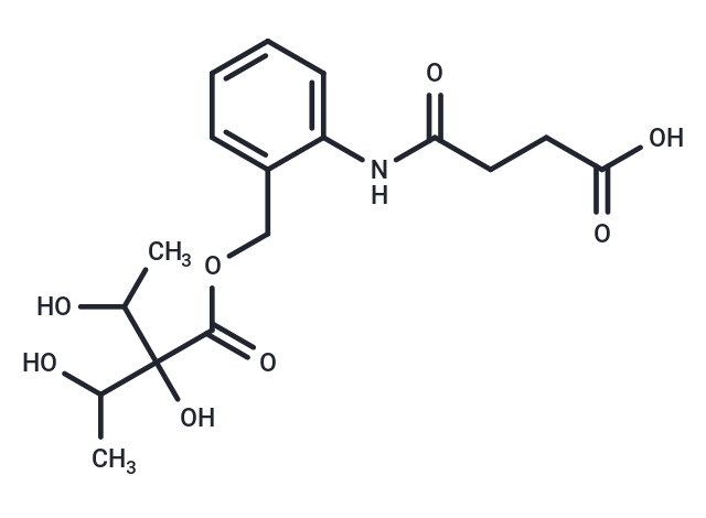 3-{[2-({[2,3-dihydroxy-2-(1-hydroxyethyl)butanoyl]oxy}methyl)phenyl]carbamoyl}propanoic acid