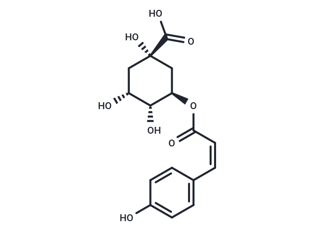 (1S,3R,4R,5R)-1,3,4-trihydroxy-5-{[(4-hydroxyphenyl)prop-2-enoyl]oxy}cyclohexane-1-carboxylic acid