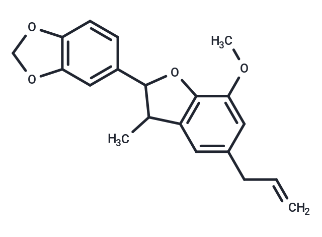 5-[7-methoxy-3-methyl-5-(prop-2-en-1-yl)-2,3-dihydro-1-benzofuran-2-yl]-2H-1,3-benzodioxole