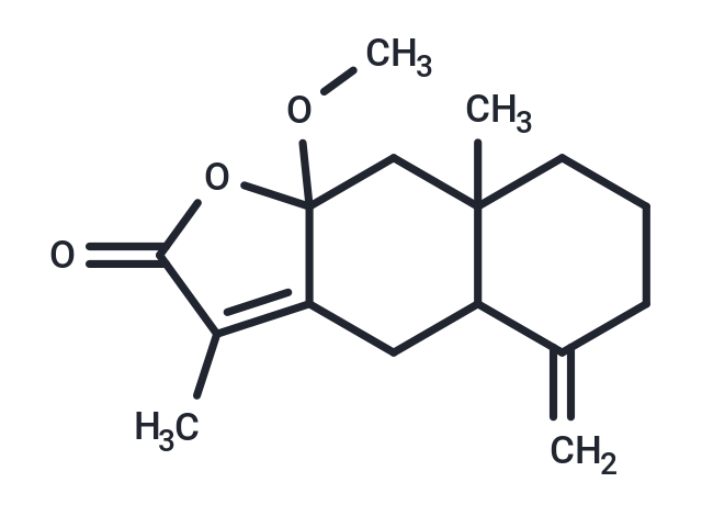 9a-methoxy-3,8a-dimethyl-5-methylidene-2H,4H,4aH,5H,6H,7H,8H,8aH,9H,9aH-naphtho[2,3-b]furan-2-one