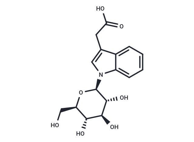 2-{1-[(2R,3R,4S,5S,6R)-3,4,5-trihydroxy-6-(hydroxymethyl)oxan-2-yl]-1H-indol-3-yl}acetic acid