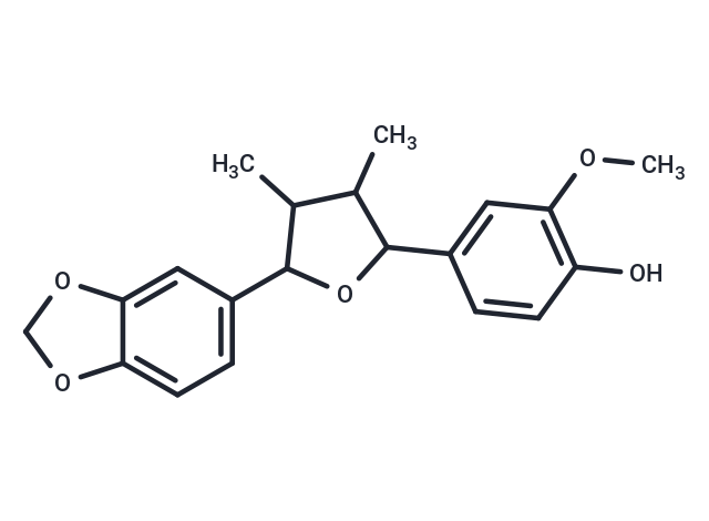 4-[5-(2H-1,3-benzodioxol-5-yl)-3,4-dimethyloxolan-2-yl]-2-methoxyphenol