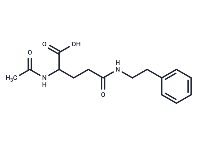 2-acetamido-4-[(2-phenylethyl)carbamoyl]butanoic acid