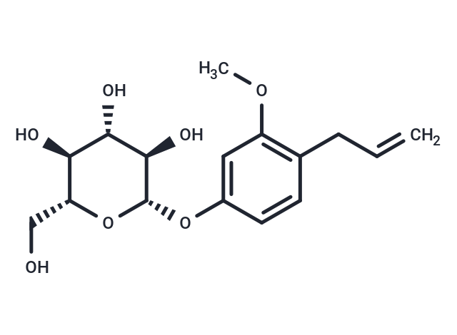 (2R,3S,4S,5R,6S)-2-(hydroxymethyl)-6-[3-methoxy-4-(prop-2-en-1-yl)phenoxy]oxane-3,4,5-triol