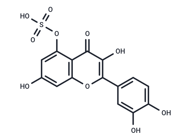 [2-(3,4-dihydroxyphenyl)-3,7-dihydroxy-4-oxo-4H-chromen-5-yl]oxidanesulfonic acid