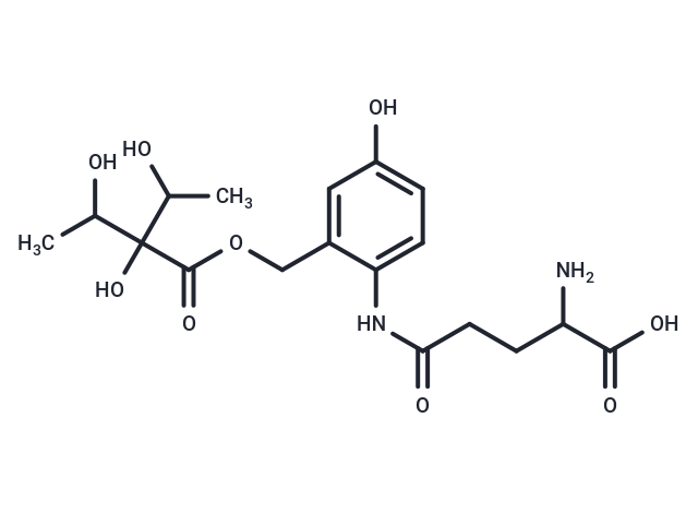 2-amino-4-{[2-({[dihydroxy-(hydroxyethyl)butanoyl]oxy}methyl)-hydroxyphenyl]carbamoyl}butanoic acid
