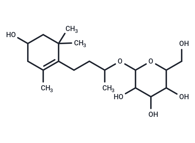 2-{[4-(4-hydroxy-2,6,6-trimethylcyclohex-1-en-1-yl)butan-yl]oxy}-6-(hydroxymethyl)oxane-3,4,5-triol