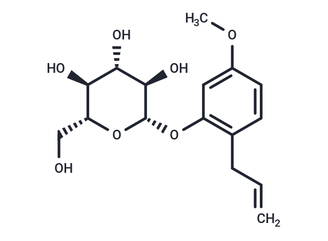 (2R,3S,4S,5R,6S)-2-(hydroxymethyl)-6-[5-methoxy-2-(prop-2-en-1-yl)phenoxy]oxane-3,4,5-triol