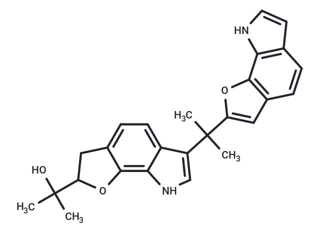 2-[6-(2-{8H-furo[3,2-g]indol-2-yl}propan-2-yl)-2H,3H,8H-furo[3,2-g]indol-2-yl]propan-2-ol