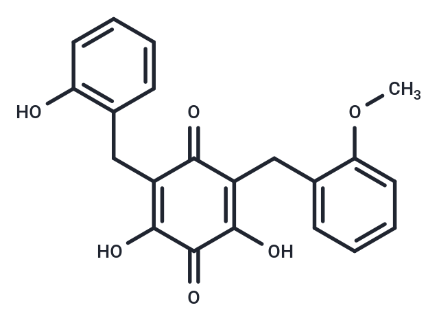 2,6-dihydroxy-3-[(2-hydroxyphenyl)methyl]-5-[(2-methoxyphenyl)methyl]cyclohexa-2,5-diene-1,4-dione