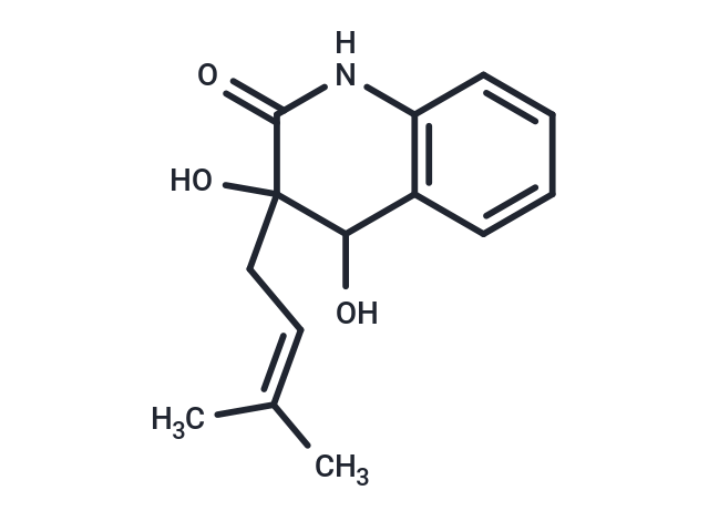 3,4-dihydroxy-3-(3-methylbut-2-en-1-yl)-1,2,3,4-tetrahydroquinolin-2-one