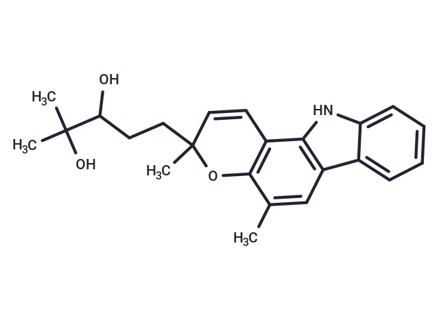 5-{3,5-dimethyl-3H,11H-pyrano[3,2-a]carbazol-3-yl}-2-methylpentane-2,3-diol