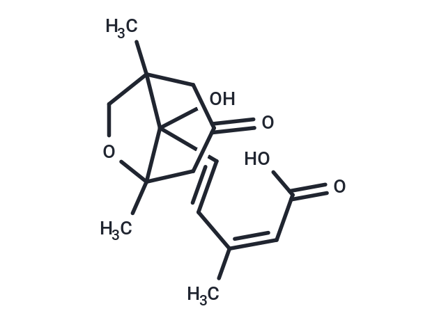 5-{8-hydroxy-1,5-dimethyl-3-oxo-6-oxabicyclo[3.2.1]octan-8-yl}-3-methylpenta-2,4-dienoic acid