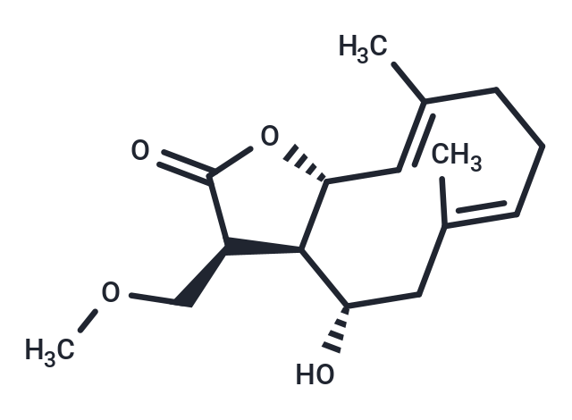 (3S,4S,11aR)-4-hydroxy-(methoxymethyl)-dimethyl-2H,3H,3aH,4H,5H,8H,9H,11aH-cyclodeca[b]furan-2-one