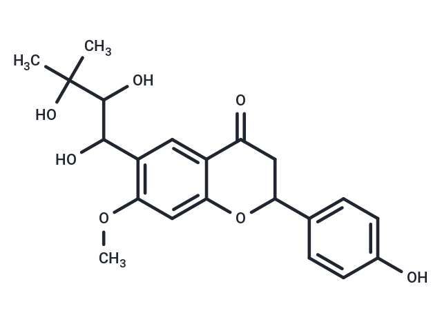 2-(4-hydroxyphenyl)-7-methoxy-6-(1,2,3-trihydroxy-3-methylbutyl)-3,4-dihydro-2H-1-benzopyran-4-one