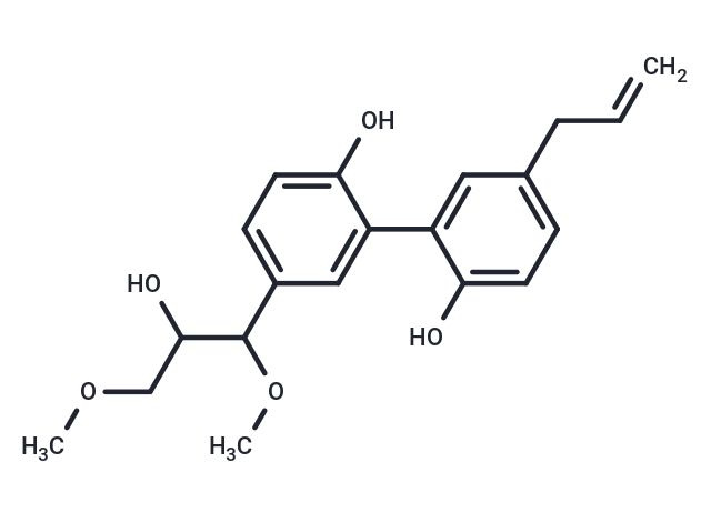 5-(2-hydroxy-1,3-dimethoxypropyl)-5'-(prop-2-en-1-yl)-[1,1'-biphenyl]-2,2'-diol