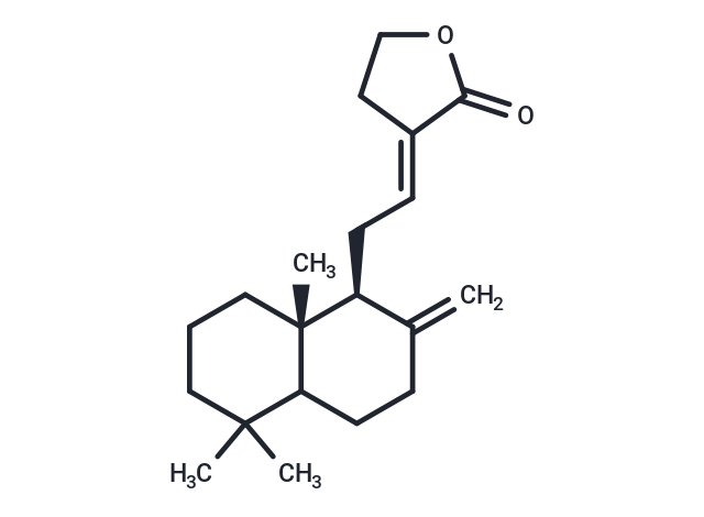 (3E)-3-{2-[(1S,8aS)-5,5,8a-trimethyl-2-methylidene-decahydronaphthalen-1-yl]ethylidene}oxolan-2-one