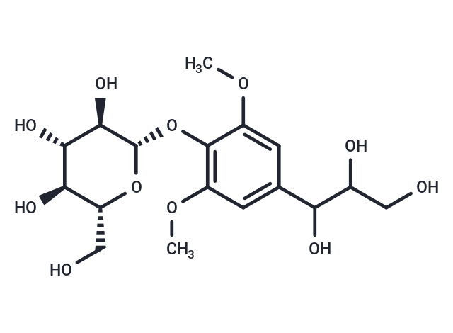 2-[2,6-dimethoxy-4-(1,2,3-trihydroxypropyl)phenoxy]-6-(hydroxymethyl)oxane-3,4,5-triol