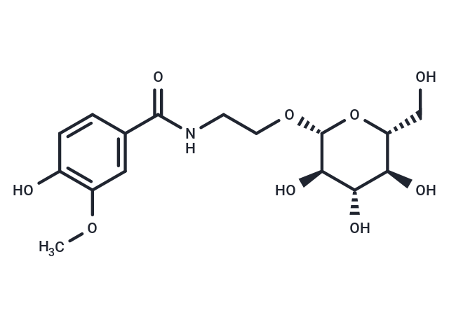 4-hydroxy-3-methoxy-N-(2-{[3,4,5-trihydroxy-6-(hydroxymethyl)oxan-2-yl]oxy}ethyl)benzamide