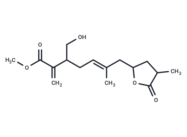 methyl (5E)-3-(hydroxymethyl)-6-methyl-7-(4-methyl-5-oxooxolan-2-yl)-2-methylidenehept-5-enoate
