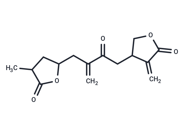 3-methyl-5-[2-methylidene-4-(4-methylidene-5-oxooxolan-3-yl)-3-oxobutyl]oxolan-2-one