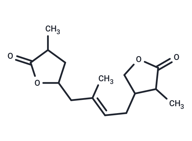 3-methyl-5-[(2E)-2-methyl-4-(4-methyl-5-oxooxolan-3-yl)but-2-en-1-yl]oxolan-2-one
