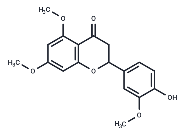 2-(4-hydroxy-3-methoxyphenyl)-5,7-dimethoxy-3,4-dihydro-2H-1-benzopyran-4-one