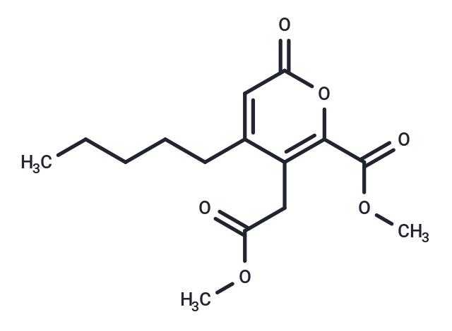 methyl 5-(2-methoxy-2-oxoethyl)-2-oxo-4-pentyl-2H-pyran-6-carboxylate