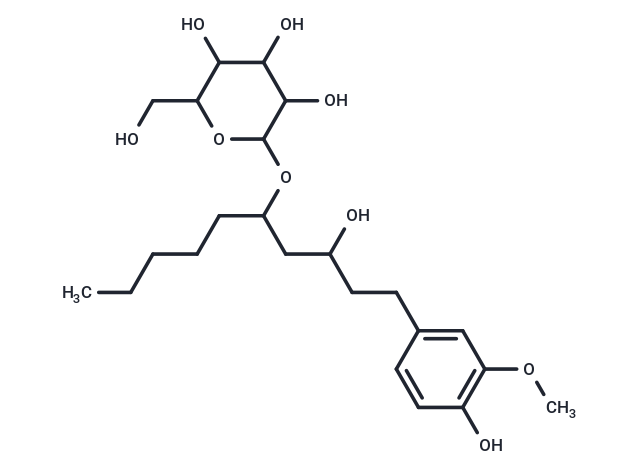 2-{[3-hydroxy-1-(4-hydroxy-3-methoxyphenyl)decan-5-yl]oxy}-6-(hydroxymethyl)oxane-3,4,5-triol
