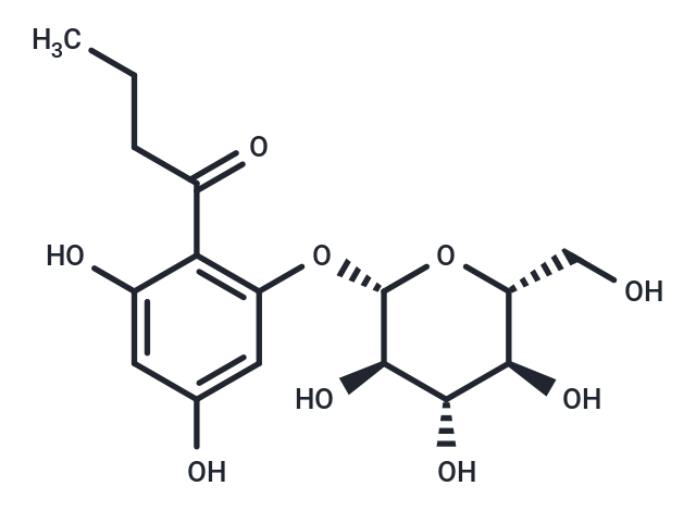 1-(2,4-dihydroxy-6-{[3,4,5-trihydroxy-6-(hydroxymethyl)oxan-2-yl]oxy}phenyl)butan-1-one