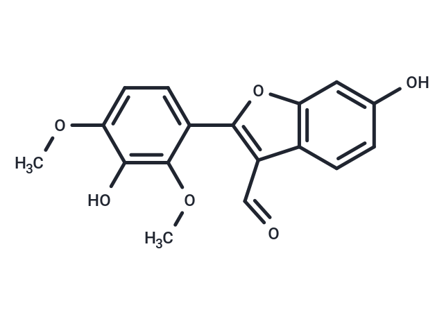 6-hydroxy-2-(3-hydroxy-2,4-dimethoxyphenyl)-1-benzofuran-3-carbaldehyde