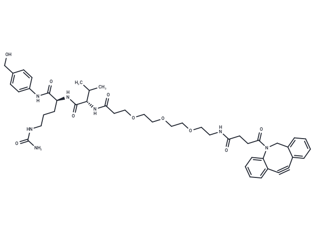 DBCO-PEG4-Propionic-Val-Cit-PAB