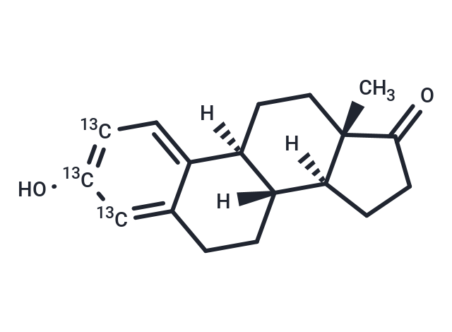 Estrone-[2,3,4-13C3] (Standard)