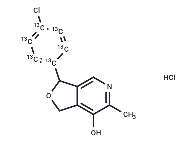 Cicletanine-[13C6] Hydrochloride (Standard)